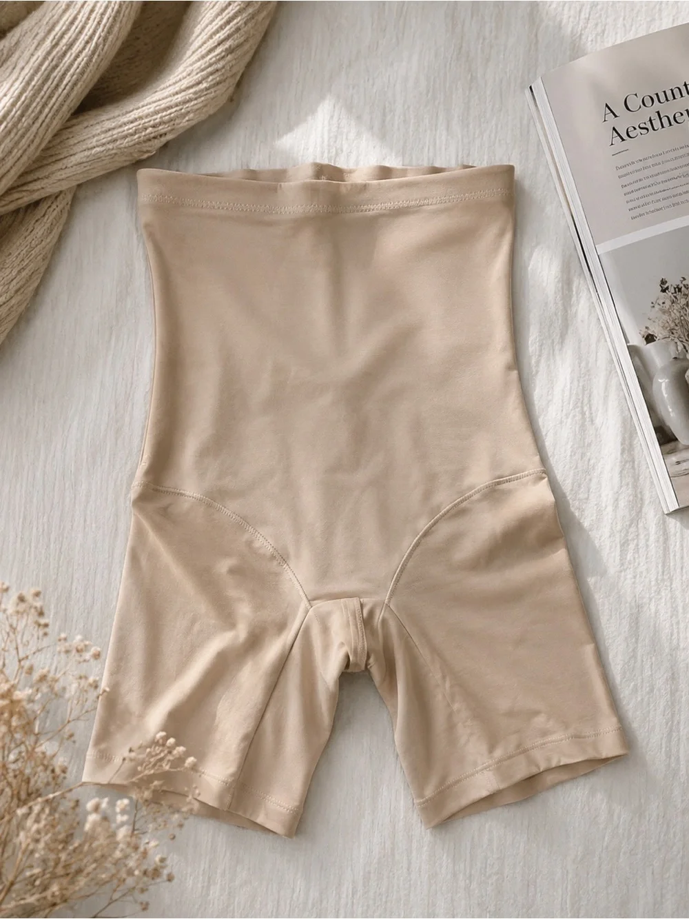 Honeylove High-Waist Shapewear Short in Nude